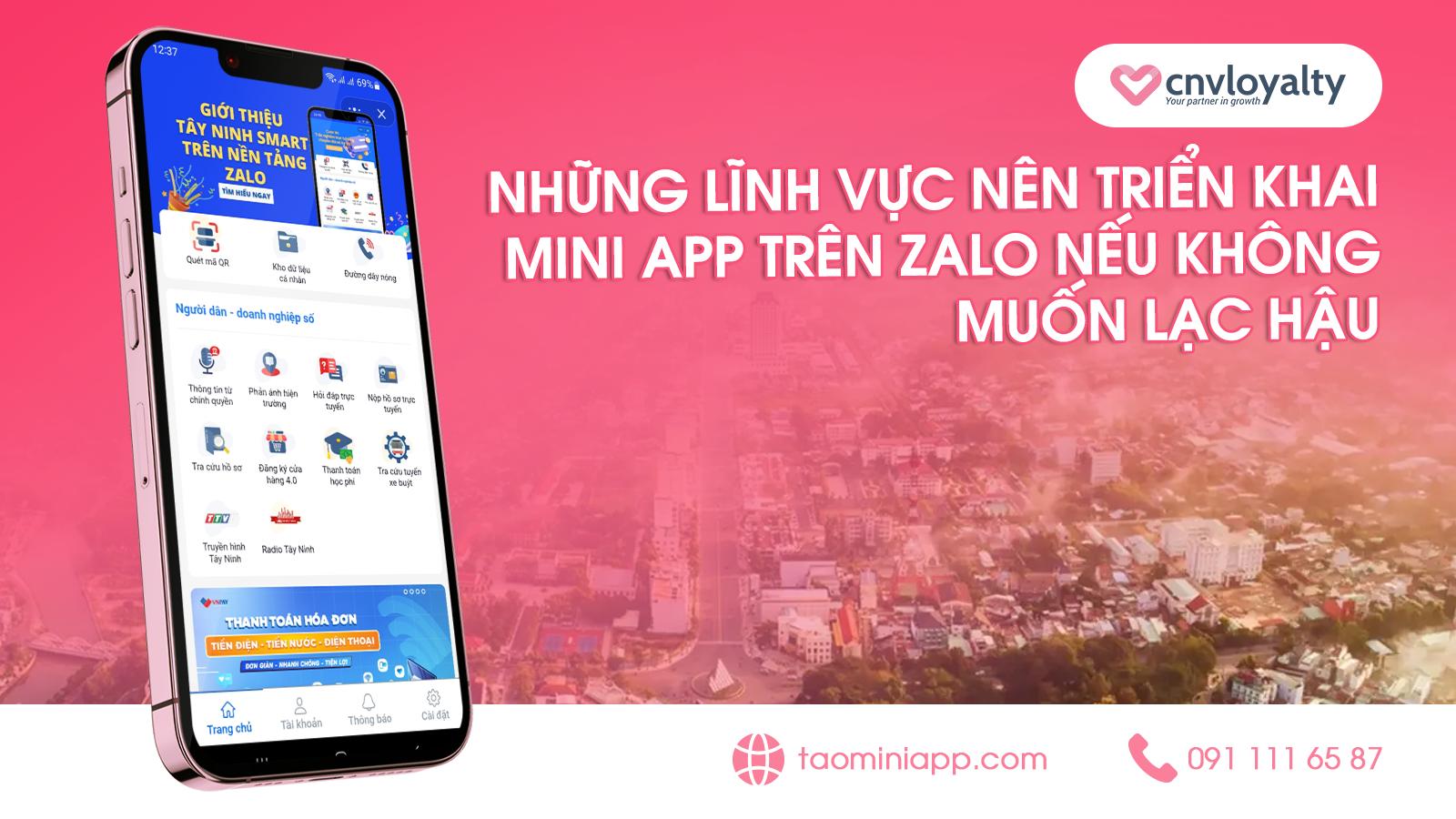 Mini App trên Zalo của CNV Loyalty