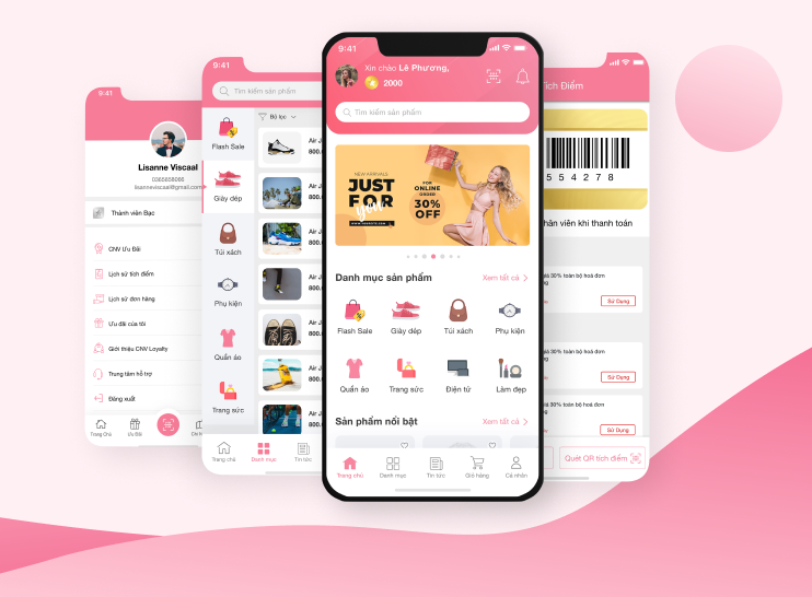 ứng dụng bán quần áo